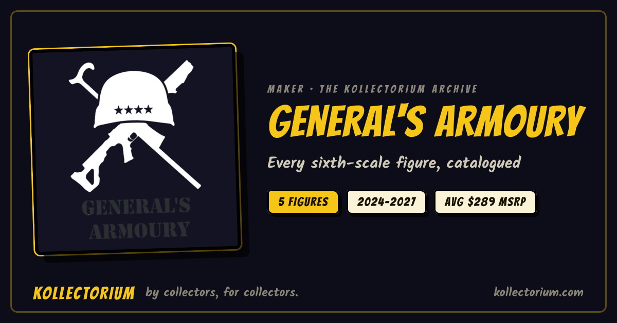 General's Armoury Figure Checklist & Upcoming Releases | Kollectorium